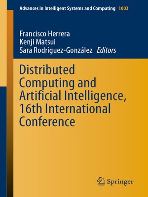 cover image of Distributed Computing and Artificial Intelligence, 16th International Conference
